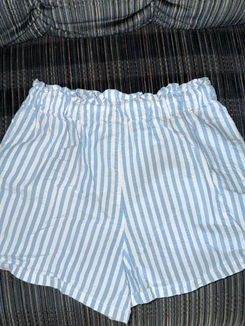 wild fable blue and white striped shorts - Picture 3 of 6